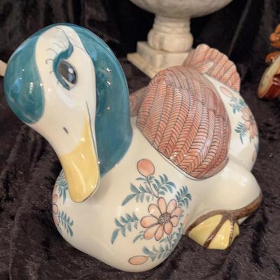 Nora Fenton Hand Painted Duck