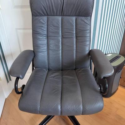 Ekornes Stressless Grey Office Chair