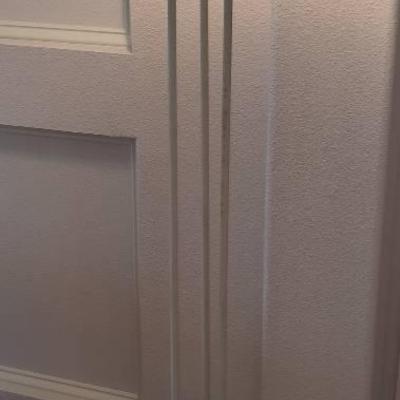 69" White, Pink, And Gold Colored Working Floor Lamp