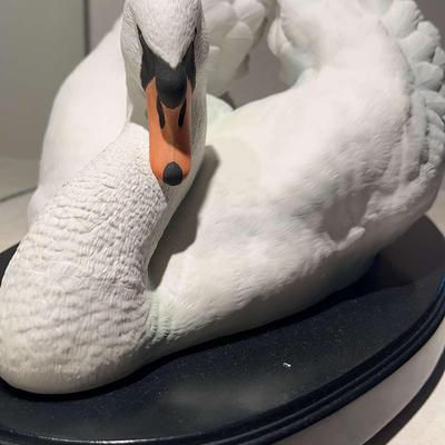 Franklin Porcelain  "The Silent Swan"  Signed By Artist