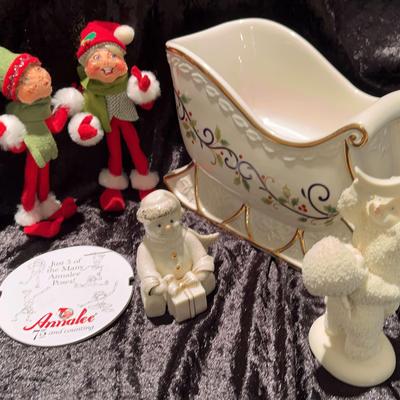 Collection Of High End Christmas Figurines 