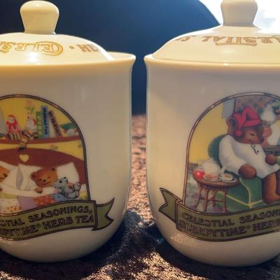 Pair Of Celestial Seasons Teatime Cups