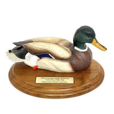 2000 Louisiana Ducks Unlimited Committee of the Year Duck Decoy
*Will Ship