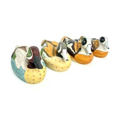 Lot of 4 Ceramic Ducks