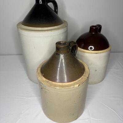 5 Gallon and 2 Gallon Whiskey Jugs