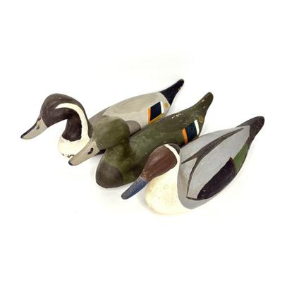 Lot of 3 Vintage Hand Painted Duck Decoys 2
*Will Ship