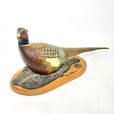 Hand Crafted  Pheasant Ducks Unlimited Special Edition by Chris Olson - 1145
*Will Ship