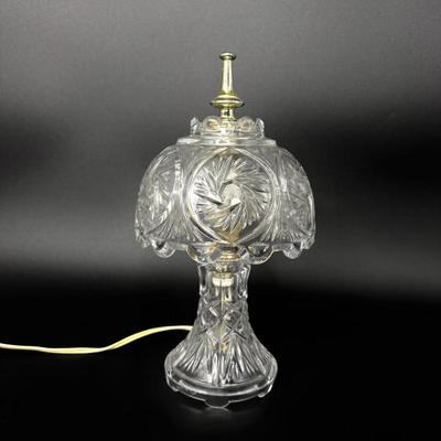 MCM Crystal Pinwheel Pattern Lamp