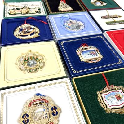 The White House Historical Association Christmas Ornaments Lot