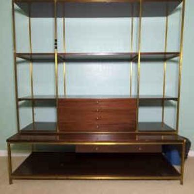 Mid-Century Paul McCabe Style Shelving Unit