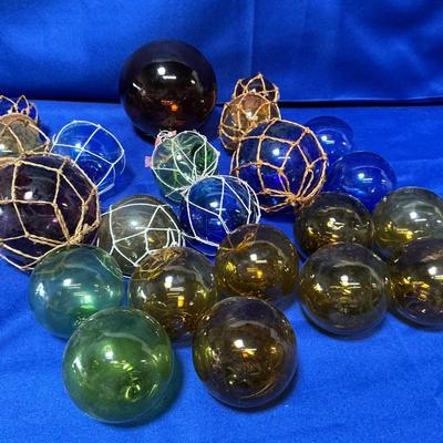 Japanese Blown Glass Fishing Floats 