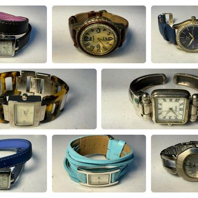 Eight Women’s Watches - Chico’s, Vera Bradley, Coldwater Creek 
