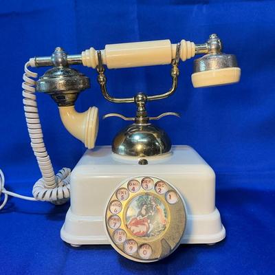Vintage French Style Rotary Phone 