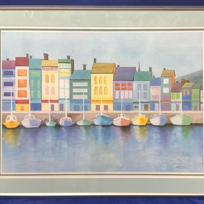 Elizabeth Horowitz Watercolor Print 29” X 38”