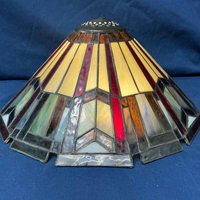 Leaded Stained Glass Craftsman Style Lamp Shade 