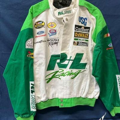 NASCAR Team Caliber R&L Carriers Racing Jacket Size Large 