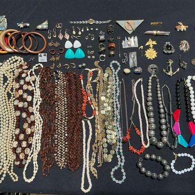 Large Costume Jewelry Lot 