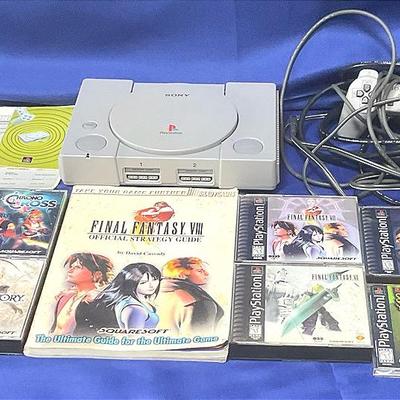 Vintage Original Sony Playstation Console, Games, Accessories