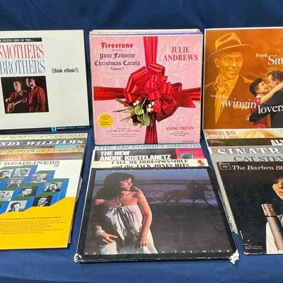 Streisand, Ronstandt, Sinatra, Cat Steven’s  And Ray Conniff Record selection 
