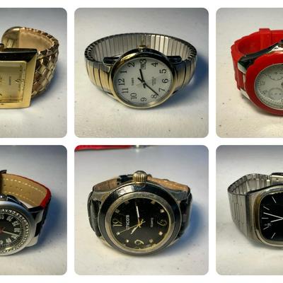 Six Women’s Watches - Chico’s, Timex, Seiko 