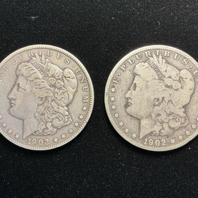 1902-P, 1902-O Morgan Silver Dollars (MMC161SCR)