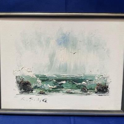 Kee Fung Ng Framed Painting 17x13