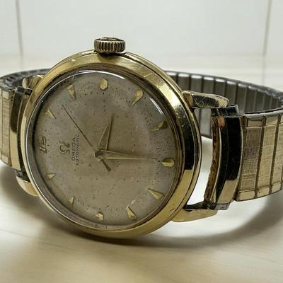 14k Gold Omega Automatic 17 Jewel Watch 
