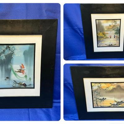 Vietnamese Art (3 Pieces) (16 x 19 Ea)
