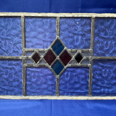 Stained Leaded Glass Pane