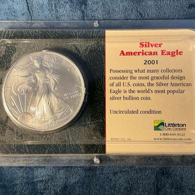 2001 Silver American Eagle (RNI2)