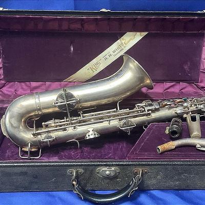 H.N. White King Alto Saxophone - Original Case