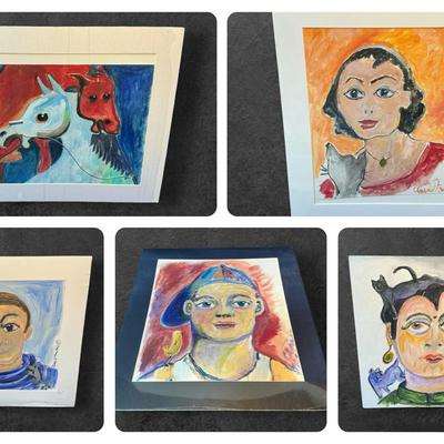 Claire McLean Paintings (5 Count)