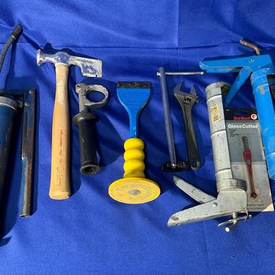 Caulk Guns, Grease Gun, Wrench, Screwdriver, Drill Handle, & More