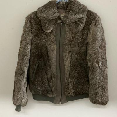 Caravelle Rabbit Fur Bomber Jacket