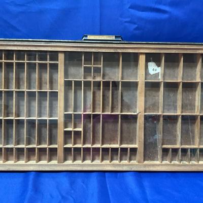 Printers Tray With Sliding Plexiglass Cover