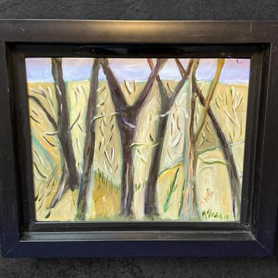 Signed Forest Painting (24 x 20)