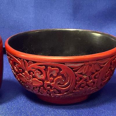 Asian Gold Dragon Cinnabar Collection
