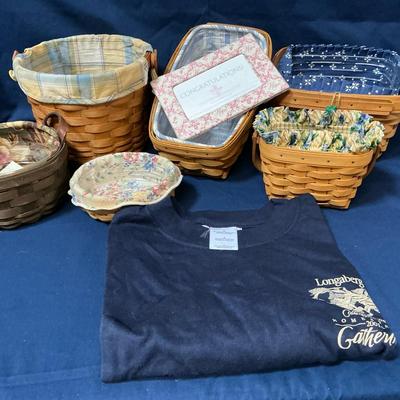 Longaberger Horizon Of Hope, Button , Fruit, Vegetable, And Berry Baskets 