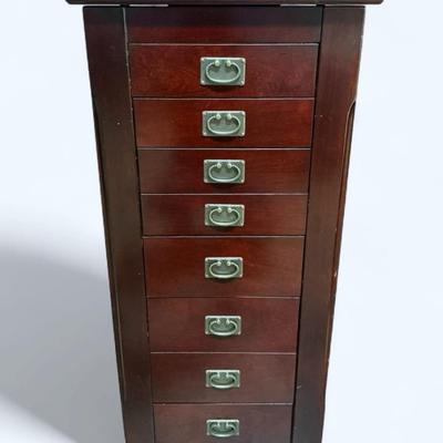 Standing Jewelry Chest 