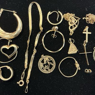 14k Gold Scrap Gold Lot (8 Grams)