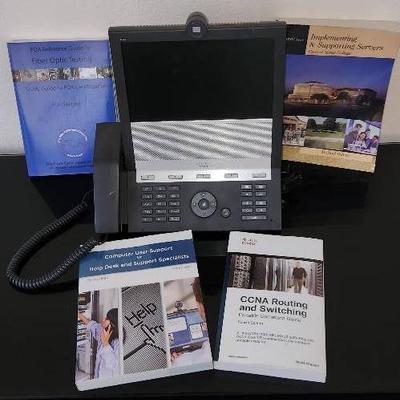 Cisco Tandberg Video Conference Phone And Books