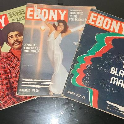 Vintage Ebony Magazines
