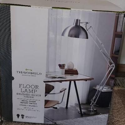 Threshold Floor Lamp (Silver) NIB