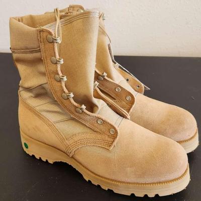 Warm Weather Military Combat Boots Men's Size 10.5 Wide