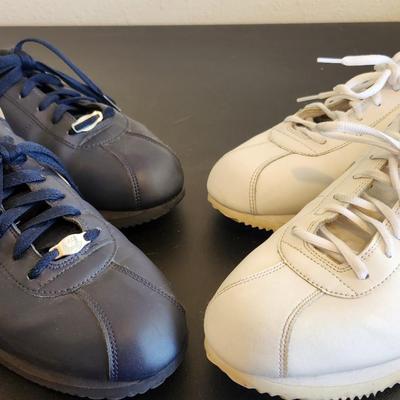 Two Nike Cortez Men's Size 11 (Blue, White)