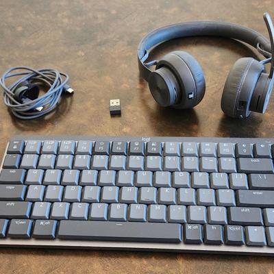 Logitech Headset and Keyboard