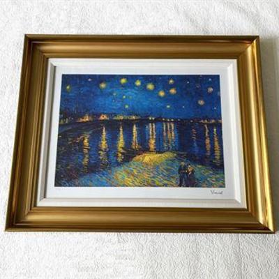 Vincent Van Gogh Starry Night Over The Rhône W/COA.jpg