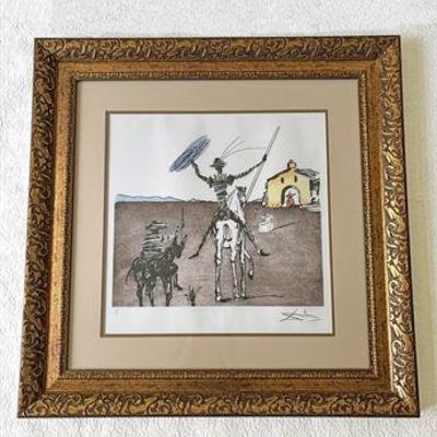 Salvadore Dali Numbered Edition Impossible Dream W/COA .jpg