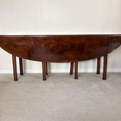 Large Mahogany Drop Leaf Wake Table