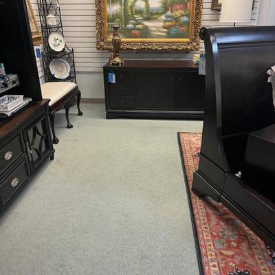 Sale Photo Thumbnail #182: Restoration hardware king size bed, dresser, night stands